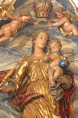 Image showing Blessed Virgin Mary with baby Jesus