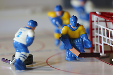 Image showing goalkeeper in ice hockey