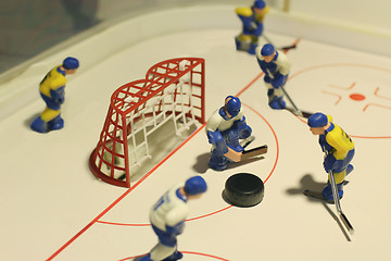 Image showing ice hockey table game