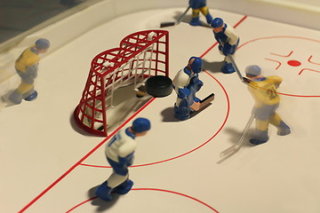 Image showing ice hockey goal