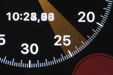 Image showing arrow running stopwatch