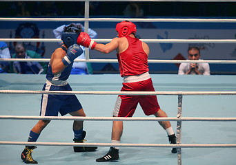 Image showing  boxing match