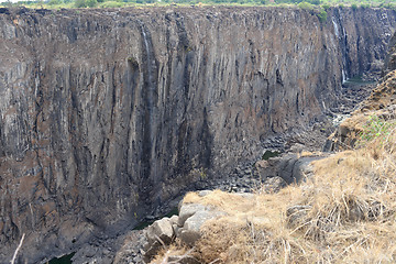 Image showing empty waterfall Victoria