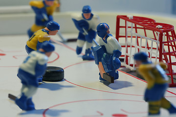 Image showing  ice hockey attack