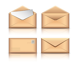 Image showing Set of Old envelopes