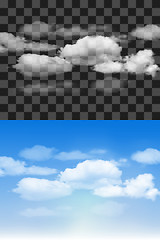 Image showing Blue sky with clouds.