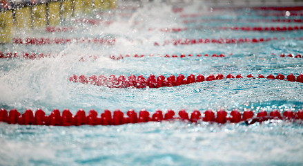 Image showing  whirlwind in a swimming