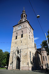 Image showing View of Oslo Cathedral, formerly Our Savior\'s Church in central 