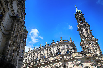 Image showing Katholische Hofkirche, Schlossplatz in Dresden, State of Saxony,