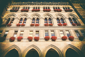 Image showing Rathaus in Vienna, Austria (vintage photo)