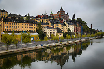 Image showing Beautiful view of Sodermalm district in Stockholm, Sweden