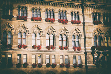 Image showing Rathaus in Vienna, Austria (vintage photo)