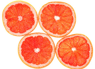 Image showing Grapefruit slice