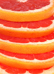Image showing Grapefruit slice
