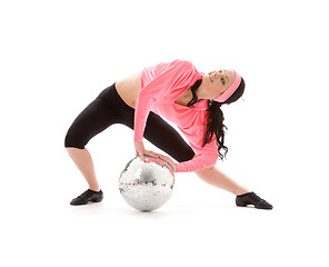 Image showing disco ball dancer