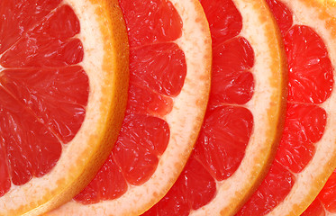 Image showing Grapefruit slice