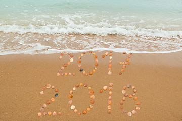 Image showing Happy New Year 2018