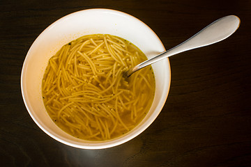 Image showing European noodle soup