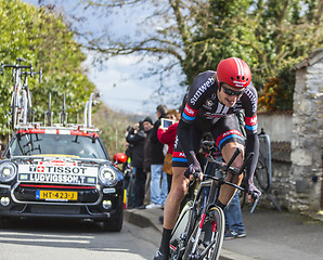 Image showing The Cyclist Tobias Ludvigsson - Paris-Nice 2016