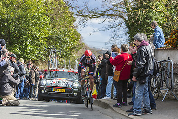 Image showing The Cyclist Tobias Ludvigsson - Paris-Nice 2016