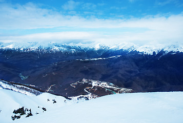 Image showing winter mountains