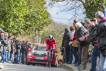 Image showing The Cyclist Julien Simon - Paris-Nice 2016