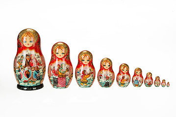 Image showing Traditional Russian Dolls