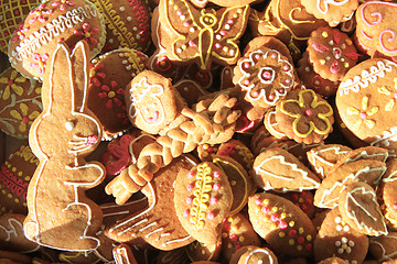 Image showing easter gingerbread background