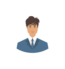 Image showing Front face portrait avatar office manager