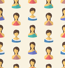 Image showing Seamless Pattern Avatars