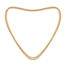 Image showing Jewelry Golden Chain of Heart Shape