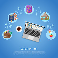 Image showing Vacation and Tourism Concept