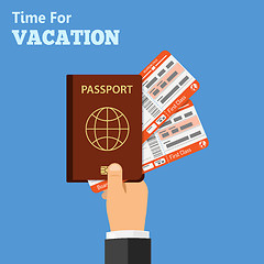 Image showing Vacation and Tourism Concept