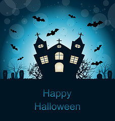 Image showing Halloween Abstract Greeting Card