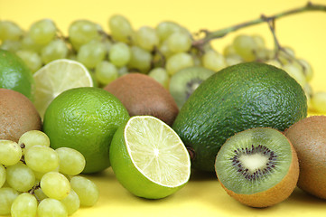 Image showing Green fruits