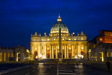 Image showing The Papal Basilica of St. Peter in the Vatican city