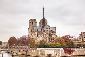 Image showing Notre Dame de Paris cathedral