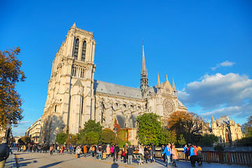 Image showing Notre Dame de Paris cathedral