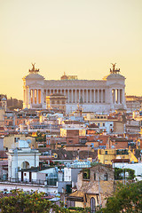 Image showing Altare Della Patria monument in Rome