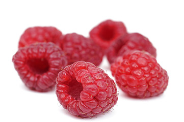 Image showing Raspberry close up