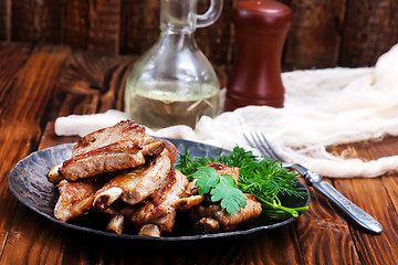 Image showing fried meat