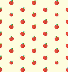 Image showing Seamless Texture with Bright Apples, Food Background