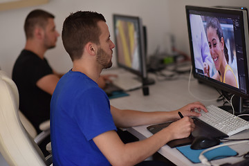 Image showing graphic designer at work