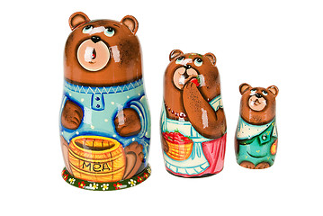 Image showing Old Russian Traditional Folk Dolls