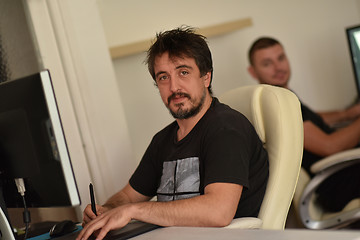 Image showing graphic designer in the office