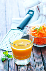 Image showing carrot juice