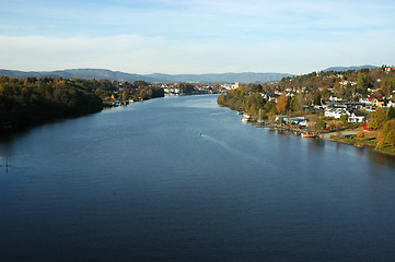 Image showing Vieu over Skien in Norway