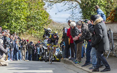 Image showing The Cyclist Sylvain Chavanel - Paris-Nice 2016