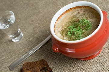 Image showing soup in a pot