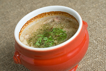 Image showing soup in a pot